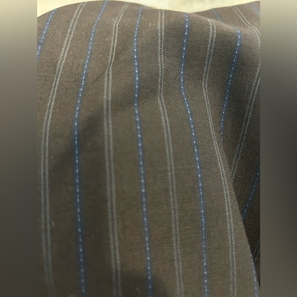 Tiglio 2pc Suit Super Merino’s Extrafine 150's SAMBUCA dual blue/gray Pinstripe - Picture 8 of 10